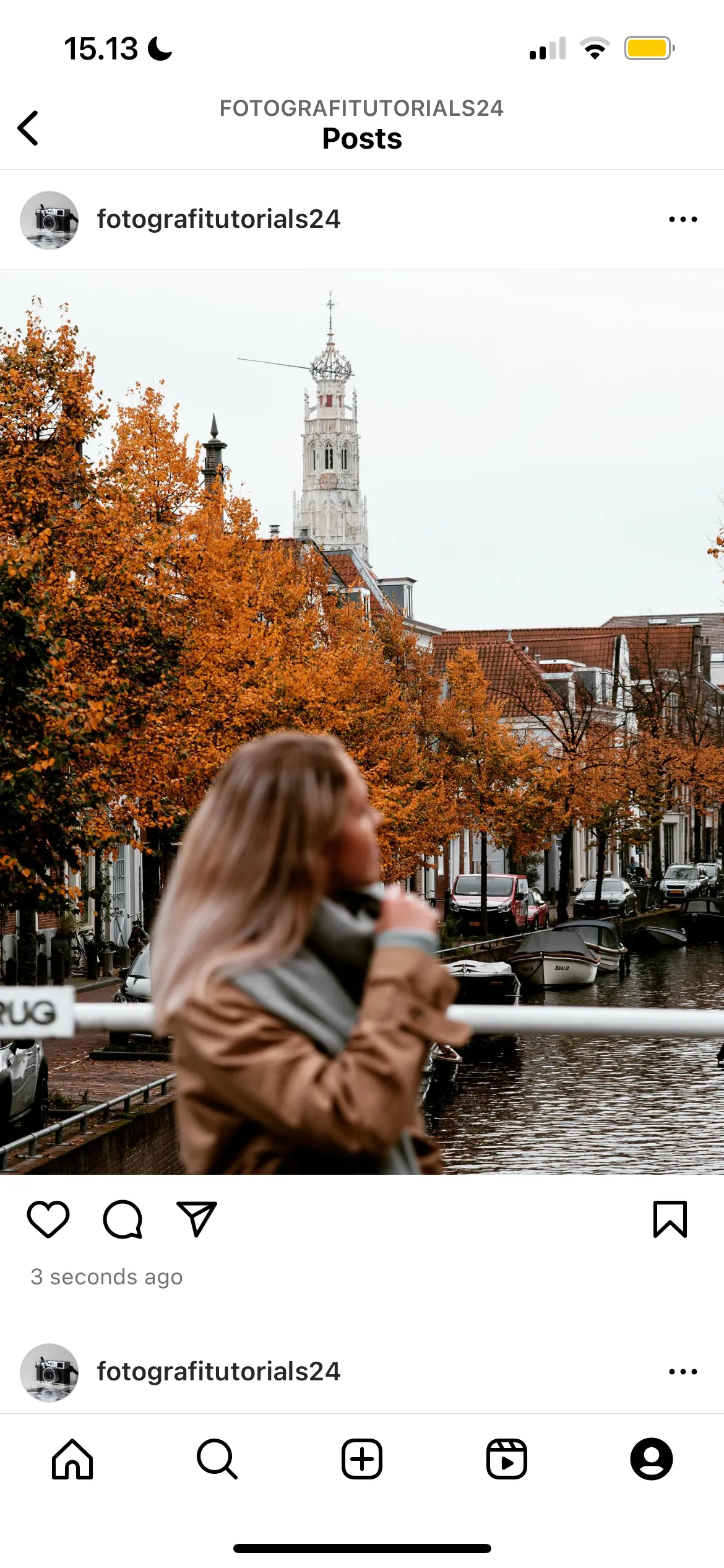 Hình ảnh một kiến trúc hiện đại được chỉnh sửa bằng bộ lọc Ludwig trên Instagram, làm nổi bật tông màu ấm và độ tương phản sắc nét.