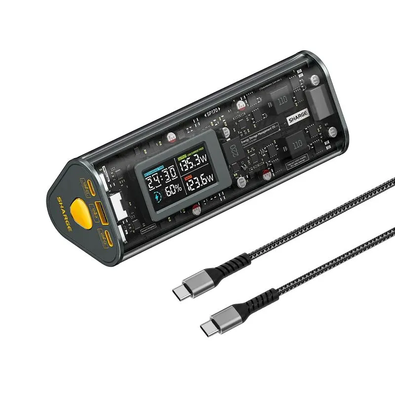 Hình ảnh sạc dự phòng Shargeek 170 trong suốt độc đáo