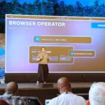 Hình ảnh tiết lộ Opera Browser Operator tại sự kiện Browser Days 2025 của Opera, minh họa công nghệ AI agentic mới