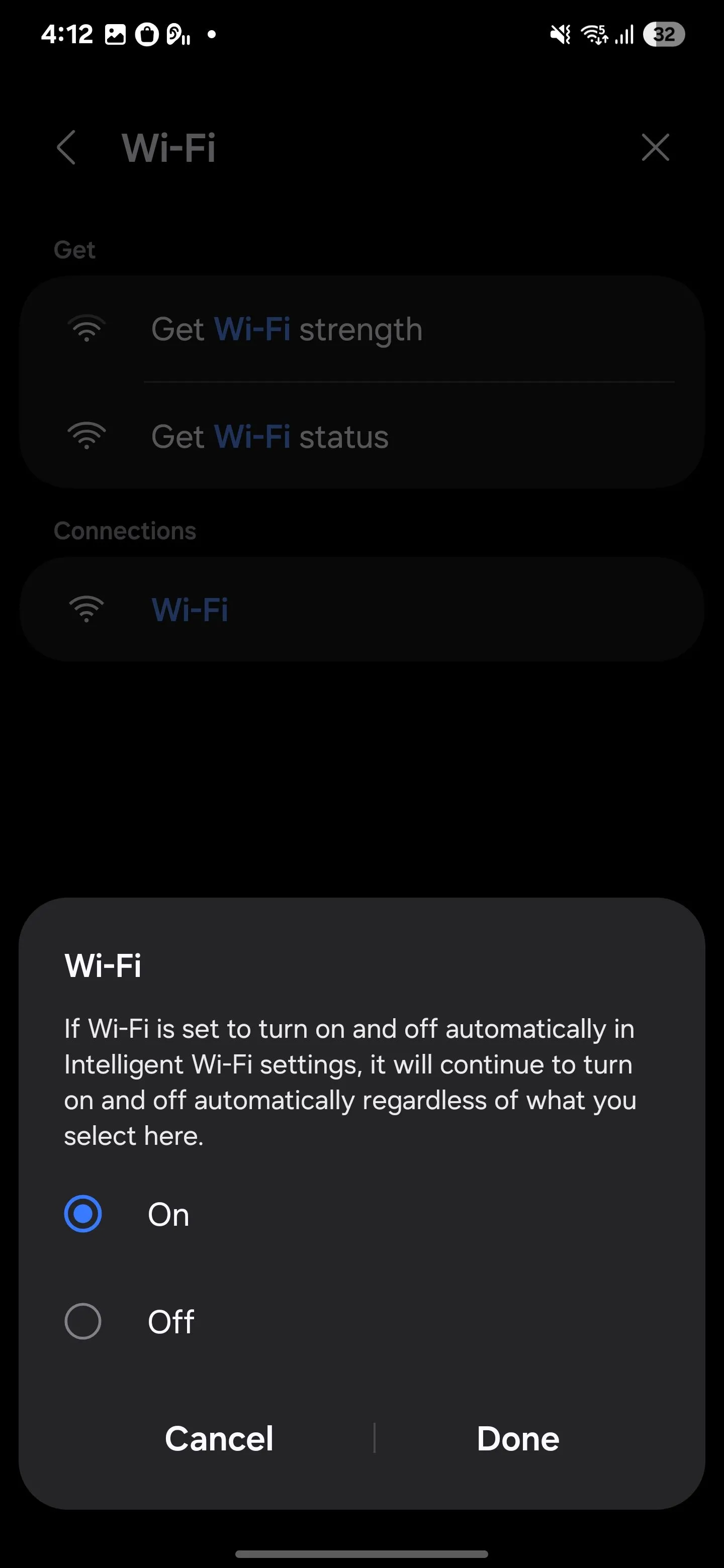 Hướng dẫn thiết lập tự động bật Wi-Fi và tắt dữ liệu di động khi đến nhà trên Samsung