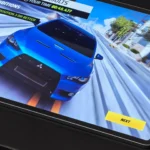 Infinix XPAD GT với chip Snapdragon 888 đang chạy mượt mà game Asphalt 9, minh chứng cho hiệu năng gaming tốt của tablet.