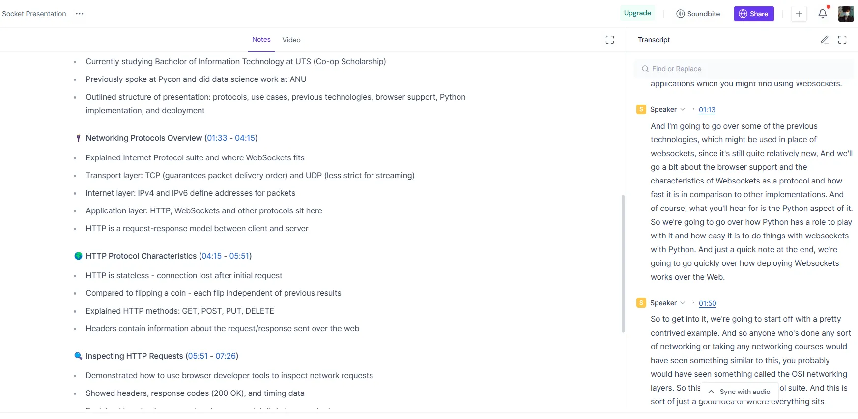 Kiểm tra bản ghi và tóm tắt cuộc họp Google Meet tự động bởi Fireflies AI.