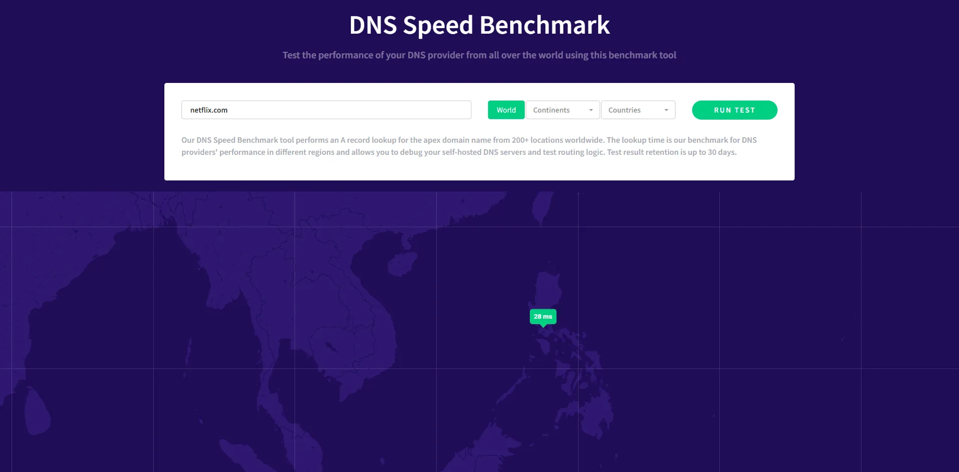 Kiểm tra tốc độ DNS bằng Cloudflare DNS để đánh giá hiệu suất mạng