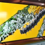 LG QNED85 Smart TV 86 inch hiển thị giao diện webOS với quảng cáo cá nhân hóa dựa trên AI phân tích cảm xúc