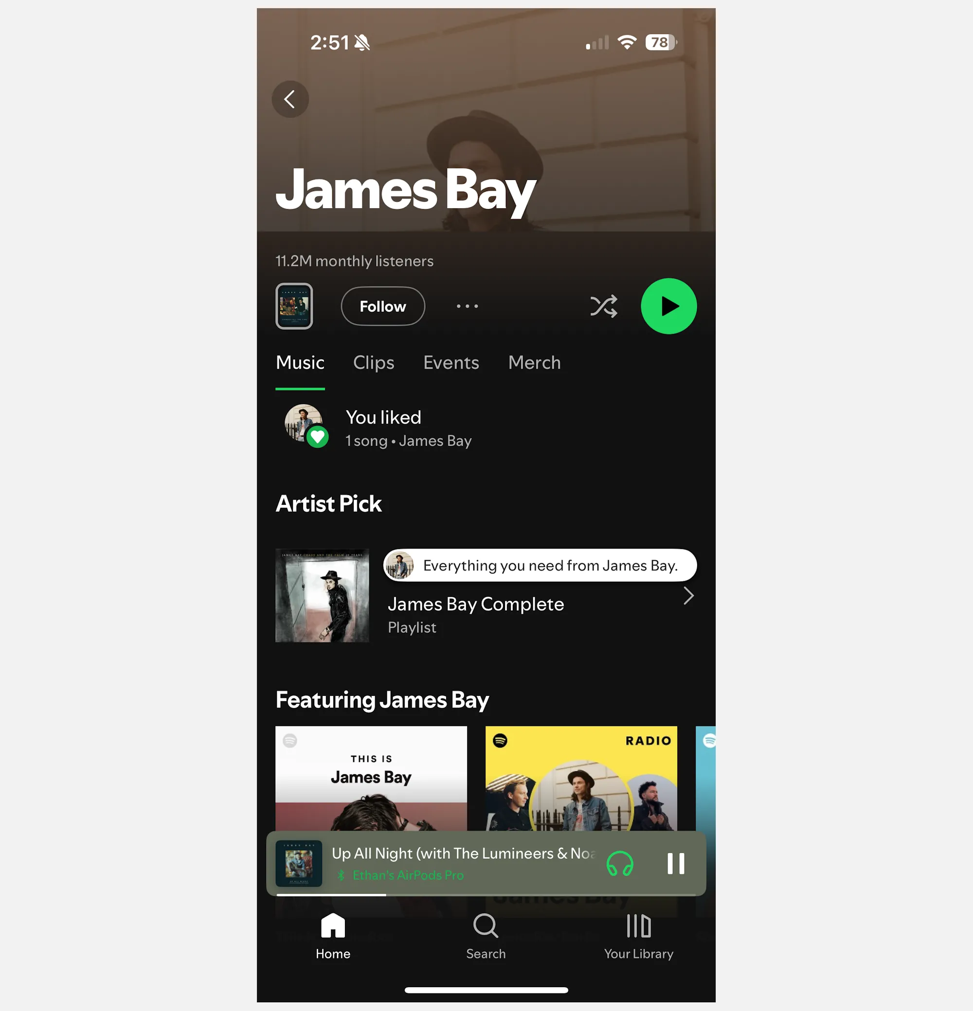 Lỗi Spotify không hiển thị đĩa nhạc nghệ sĩ trên màn hình ứng dụng