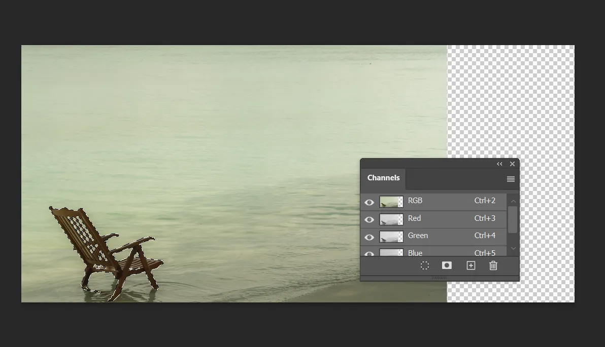 Lưu vùng chọn thành kênh Alpha trong Photoshop để bảo vệ đối tượng