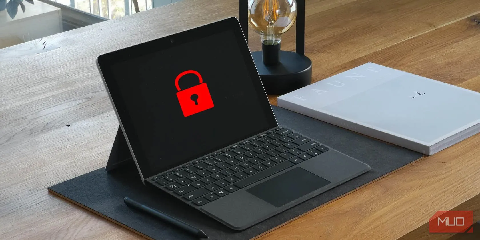 Màn hình khóa tài khoản người dùng trên thiết bị Windows, minh họa việc hạn chế đặc quyền người dùng để ngăn chặn malware lây lan và gây hại.