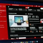 Màn hình Zen Browser hiển thị trang web MakeUseOf, minh họa giao diện và tốc độ duyệt