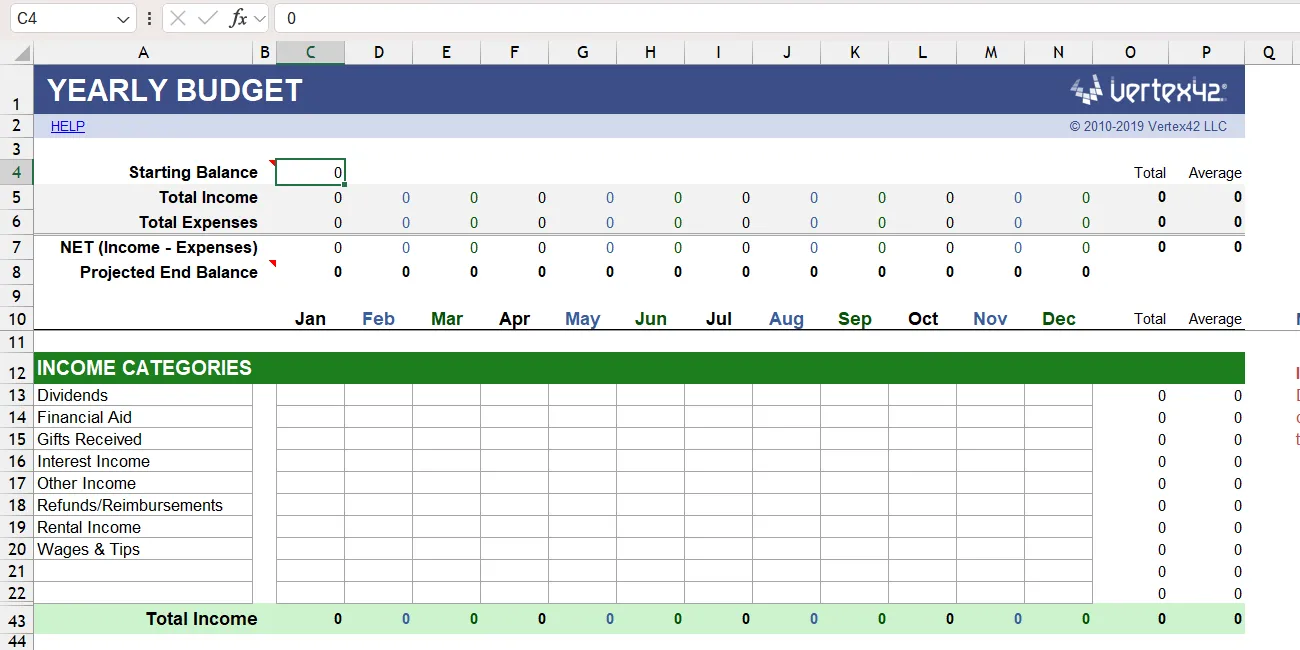 Mẫu Excel quản lý tài chính toàn diện hiển thị giao diện bảng dự toán ngân sách và theo dõi giao dịch.