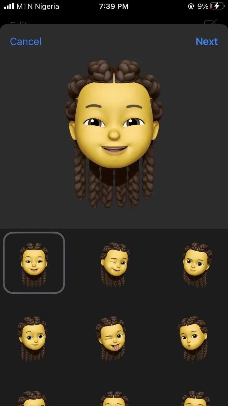 Memoji trên iPhone Touch ID không có khả năng theo dõi khuôn mặt TrueDepth của Face ID