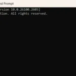 Menu tùy chọn xuất hiện khi nhấp chuột phải vào biểu tượng Command Prompt, hiển thị các lựa chọn cài đặt cửa sổ CMD.