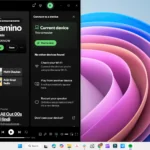 Mô phỏng cách ghim cửa sổ ứng dụng vào nửa màn hình bên trái trên Windows.