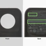 Mô tả mặt trước và mặt sau của sạc dự phòng Belkin BoostCharge Pro BPD005 với bộ sạc không dây Apple Watch