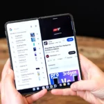 Người dùng trải nghiệm đa nhiệm chia đôi màn hình trên OnePlus Open
