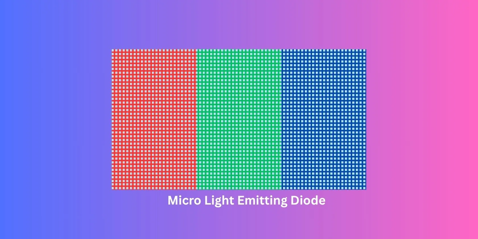Nguyên lý hoạt động của điểm ảnh MicroLED tự phát sáng