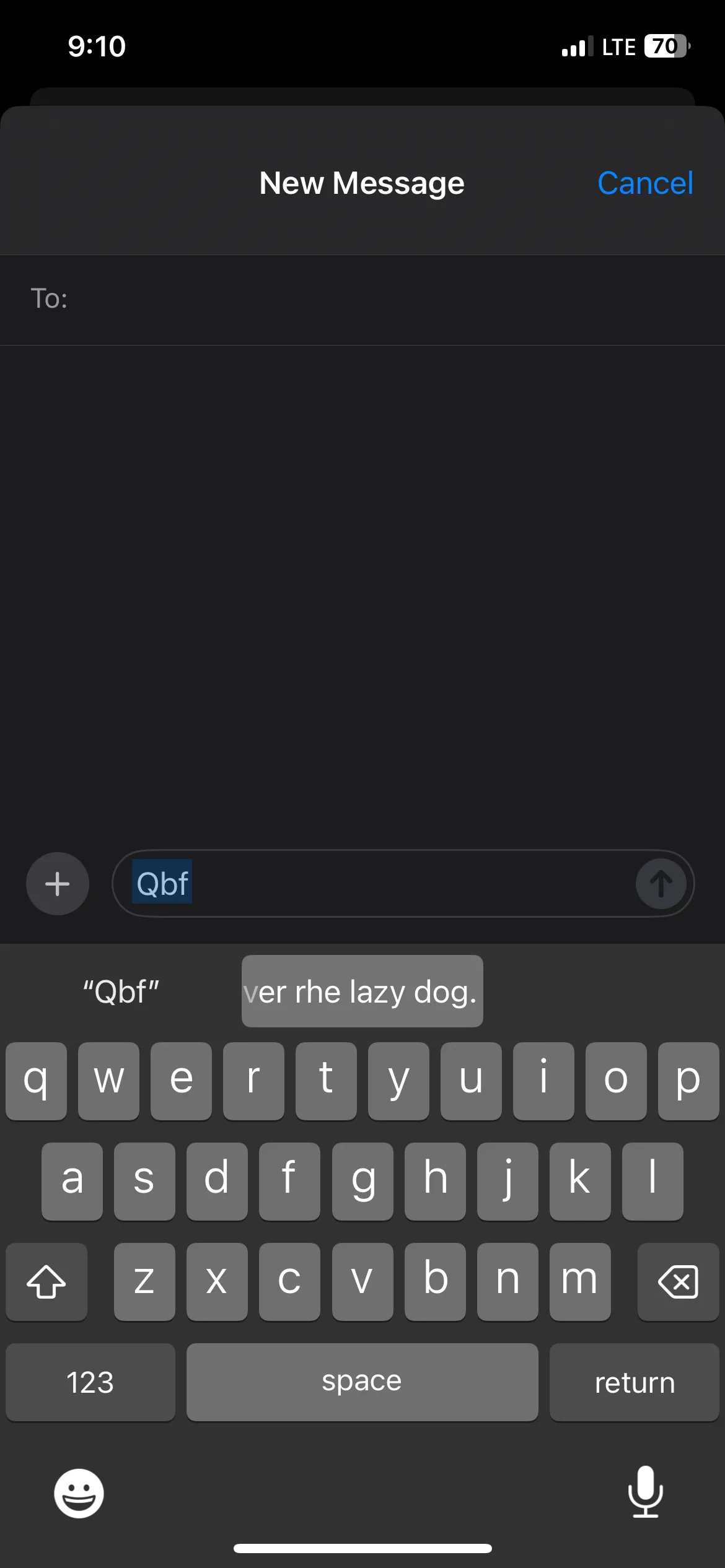 Nhập mã phím tắt Thay thế Văn bản trên iPhone để kích hoạt cụm từ dài.
