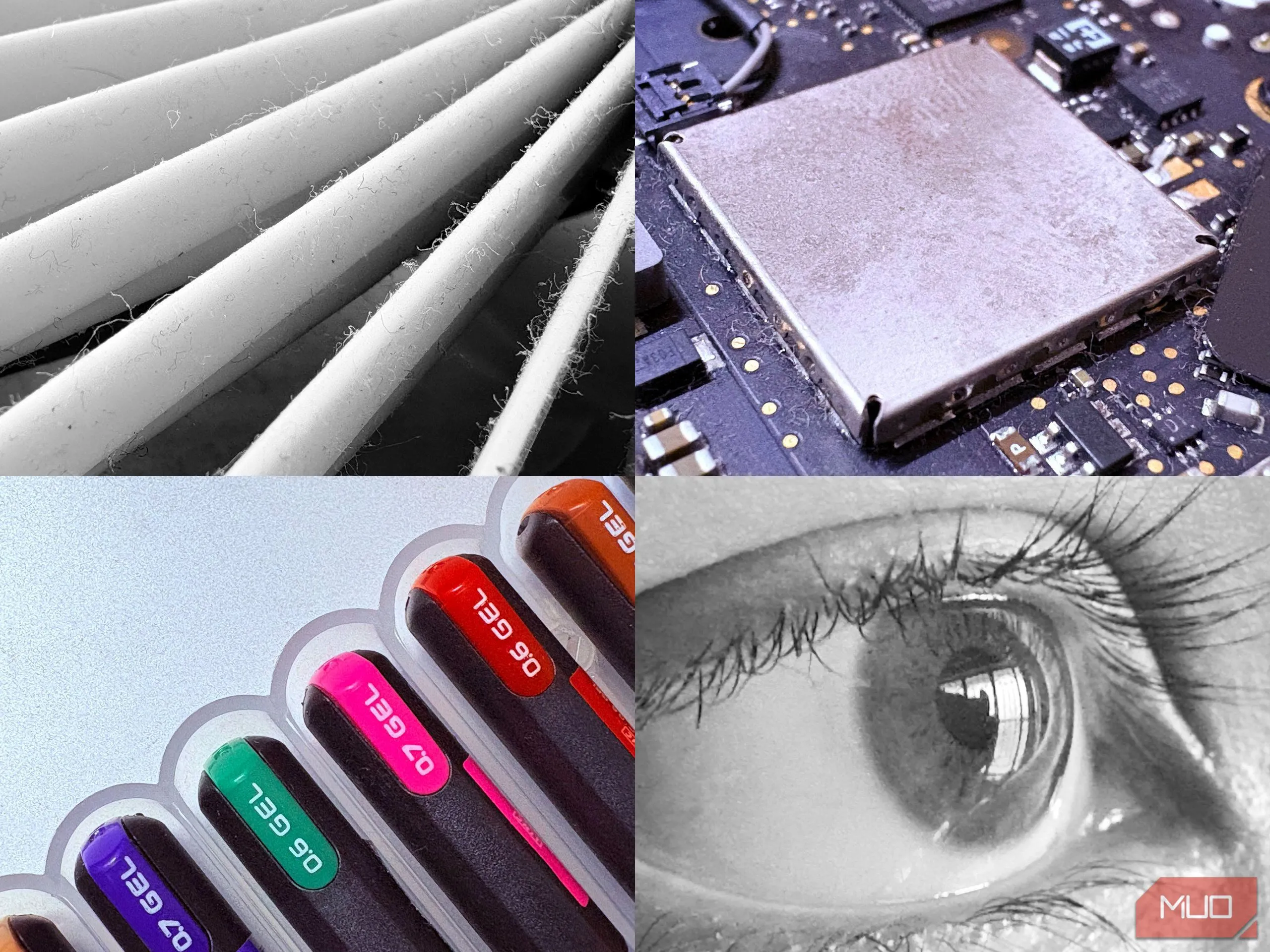 Nhiếp ảnh macro iPhone 16 ghi lại chi tiết tinh xảo của đầu bút chì và đinh ốc thông thường