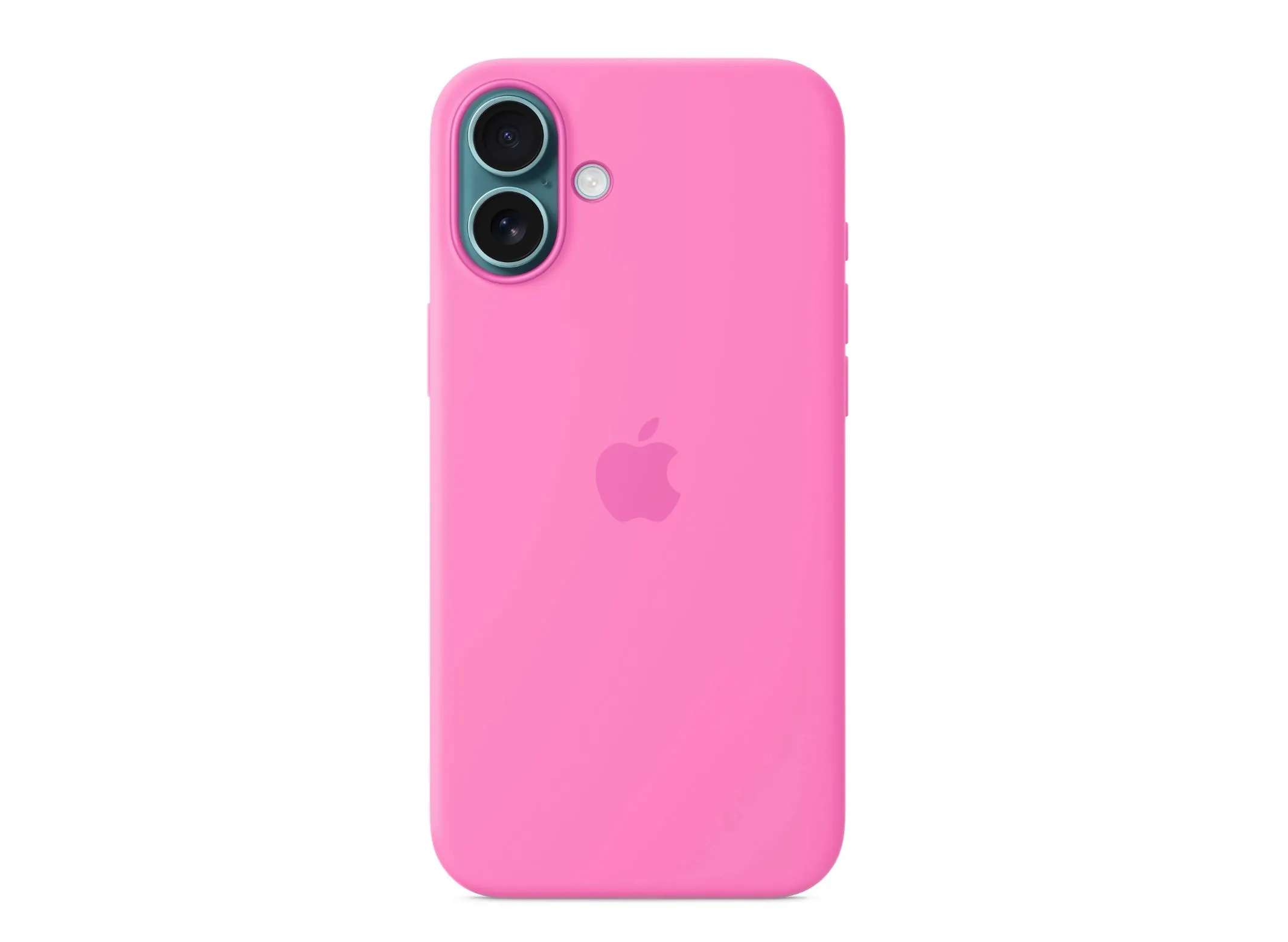 Ốp lưng silicone iPhone 16 Plus màu Peony (Hồng mẫu đơn) mới của Apple