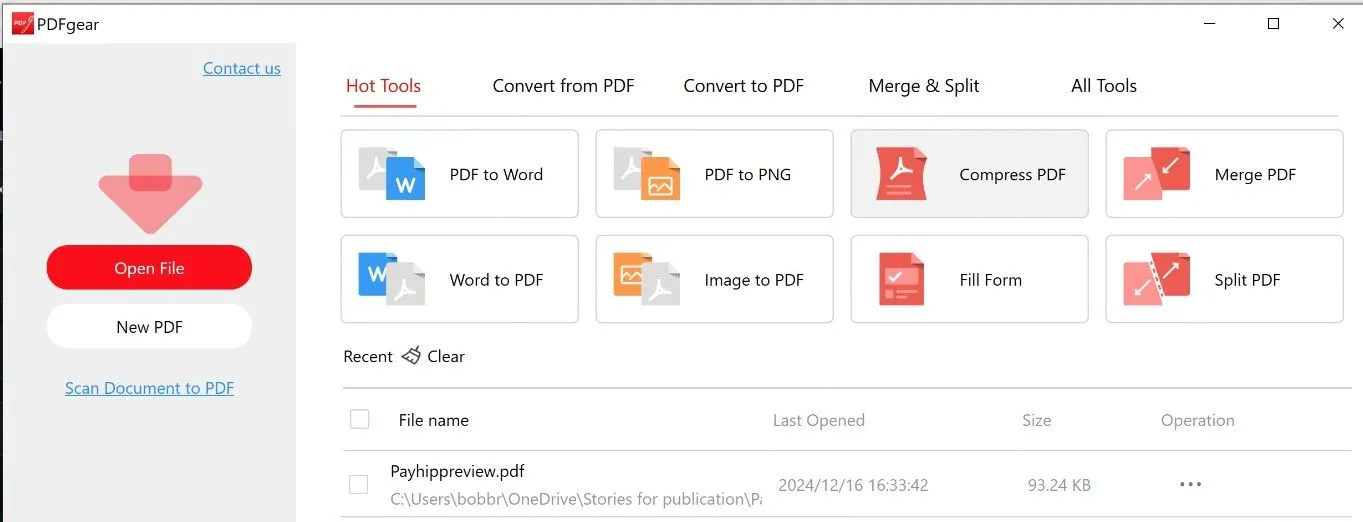 PDFGear với tính năng AI Copilot, giúp tóm tắt hoặc dịch tài liệu PDF