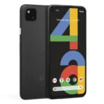 Pixel 4a mặt trước và mặt sau, thể hiện thiết kế