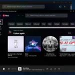 So sánh giao diện ứng dụng YouTube Music Desktop (YTMD) và YouTube Music PWA trên máy tính.