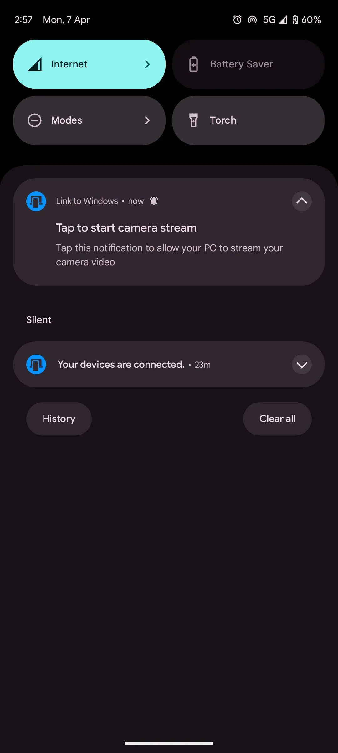 Sử dụng điện thoại làm webcam không dây cho PC thông qua Microsoft Phone Link