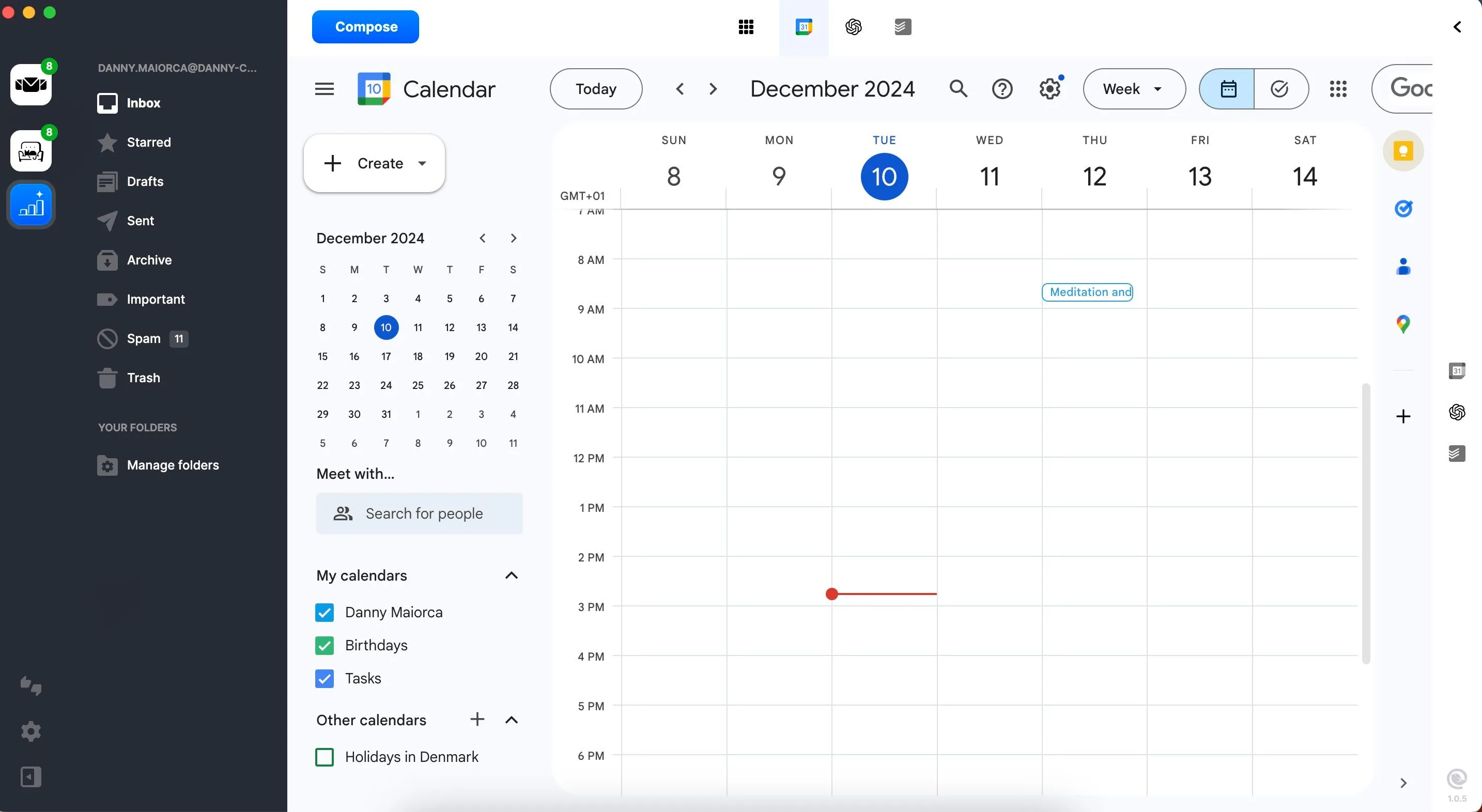 Sử dụng Google Calendar ngay trong Mailbird để đồng bộ lịch và sự kiện