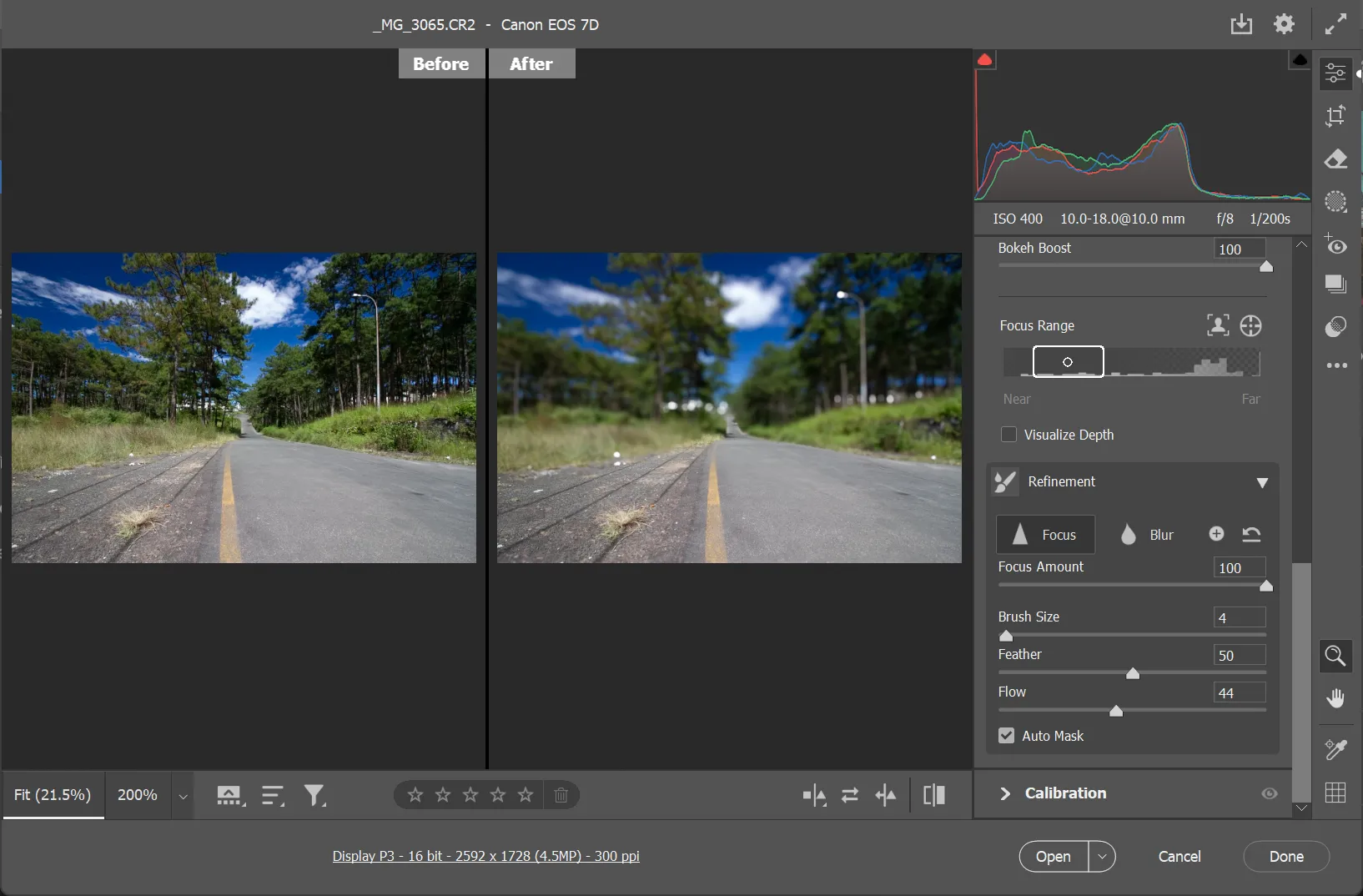 Tăng cường chiều sâu và sự tập trung cho ảnh phong cảnh bằng Lens Blur trong Photoshop