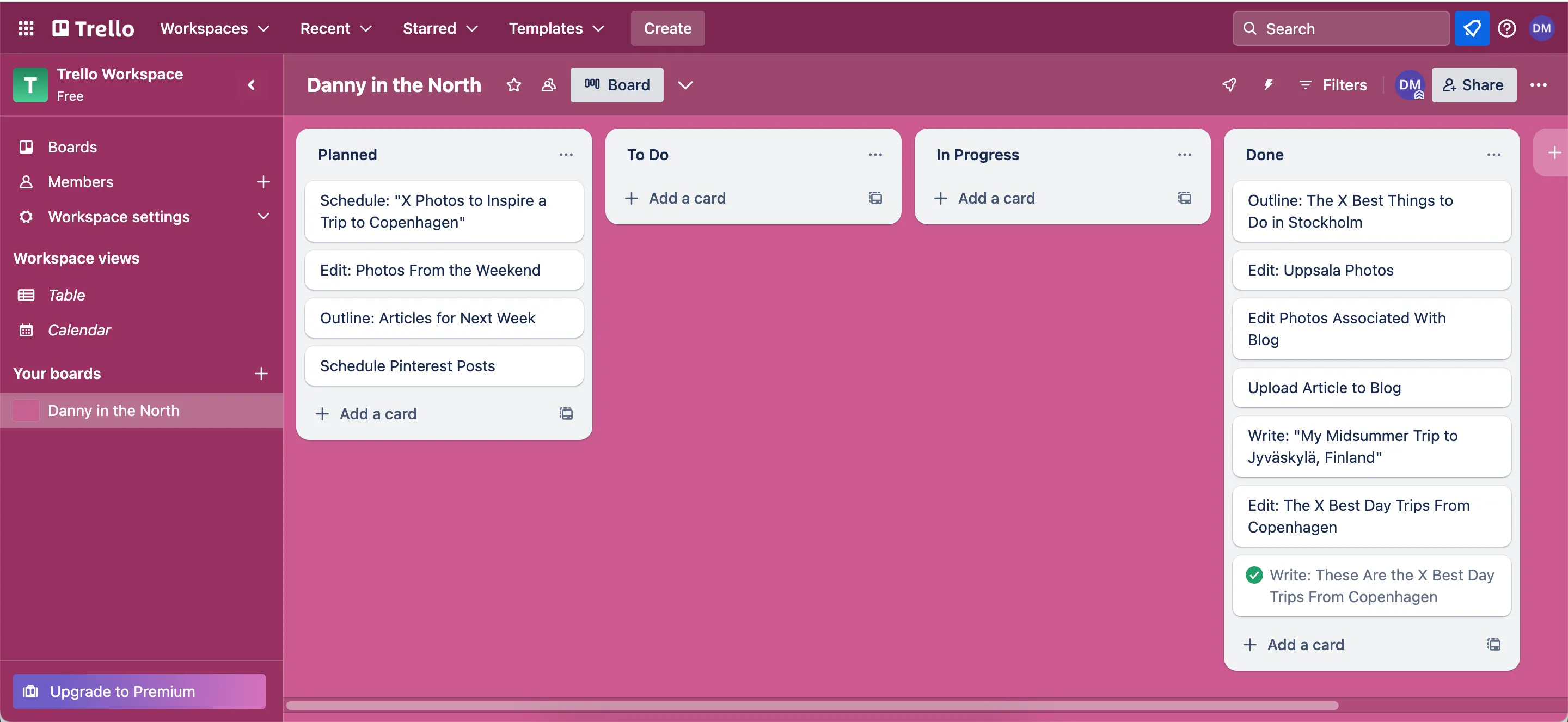 Tạo bảng và tùy chỉnh giao diện quản lý dự án trên ứng dụng Trello