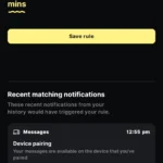 Tạo quy tắc mới để quản lý thông báo trong ứng dụng BuzzKill Android