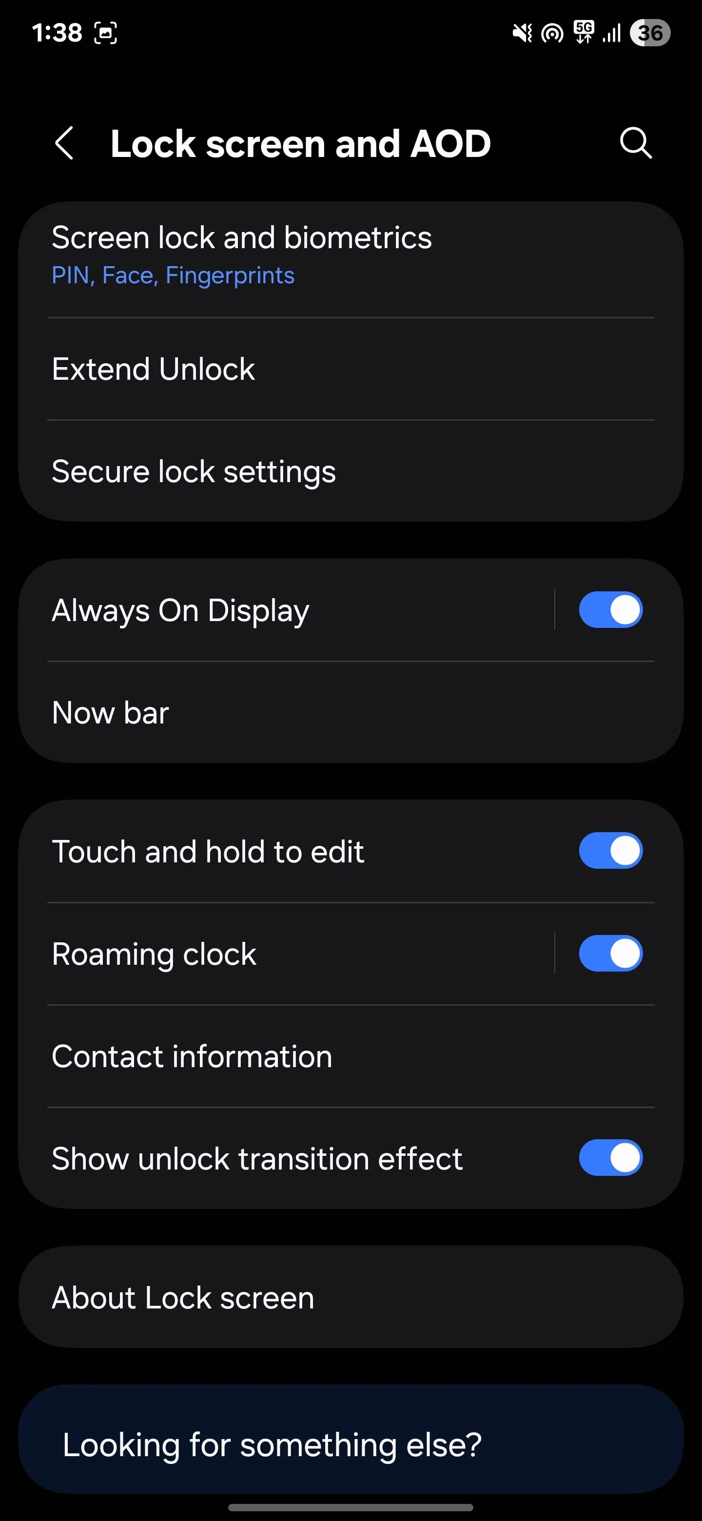 Tắt tính năng Màn hình luôn bật (Always On Display) trong cài đặt Samsung để tiết kiệm pin.