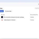 Terabox desktop webpage