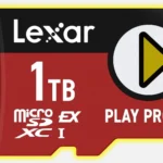 Thẻ nhớ Lexar Play PRO MicroSD Express 1TB có logo microSD EX