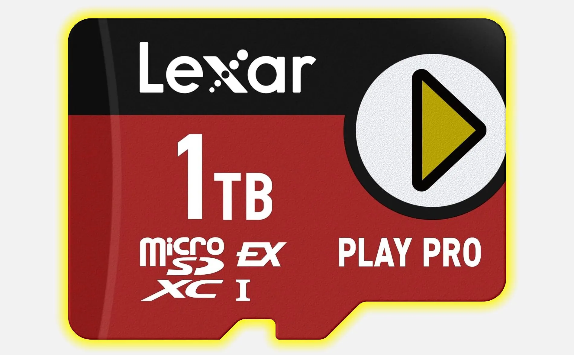 Thẻ nhớ Lexar Play PRO MicroSD Express 1TB có logo microSD EX