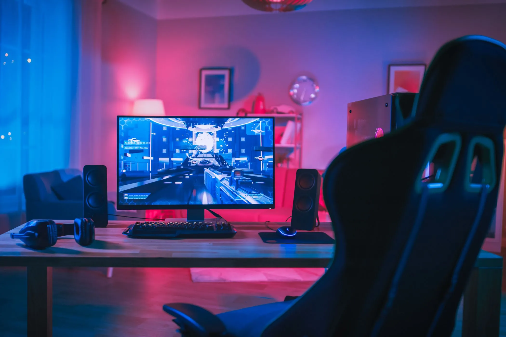 Thiết lập máy tính chơi game với kết nối ổn định, không bị nhiễu sóng.