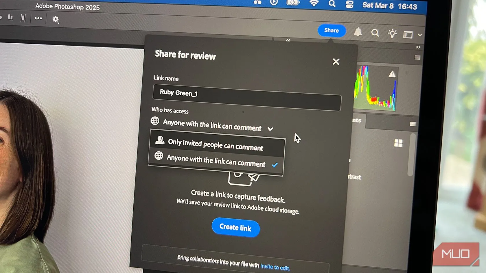 Tính năng Chia sẻ để Đánh giá (Share for Review) hỗ trợ cộng tác trong Adobe Photoshop