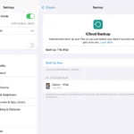 Tính năng sao lưu đám mây trên iPad giúp bảo vệ dữ liệu tự động.