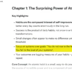 Tóm tắt ghi chú từ sách Atomic Habits