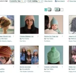 Trang dự án Ravelry với 10 mẫu mũ đan