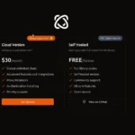 Trang web Browser-use hiển thị các gói đăng ký và tùy chọn giá cho AI agent.