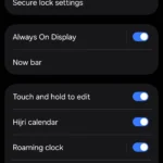 Tùy chỉnh cài đặt Now Bar và thông báo trực tiếp trên Galaxy Z Flip 6 chạy One UI 7