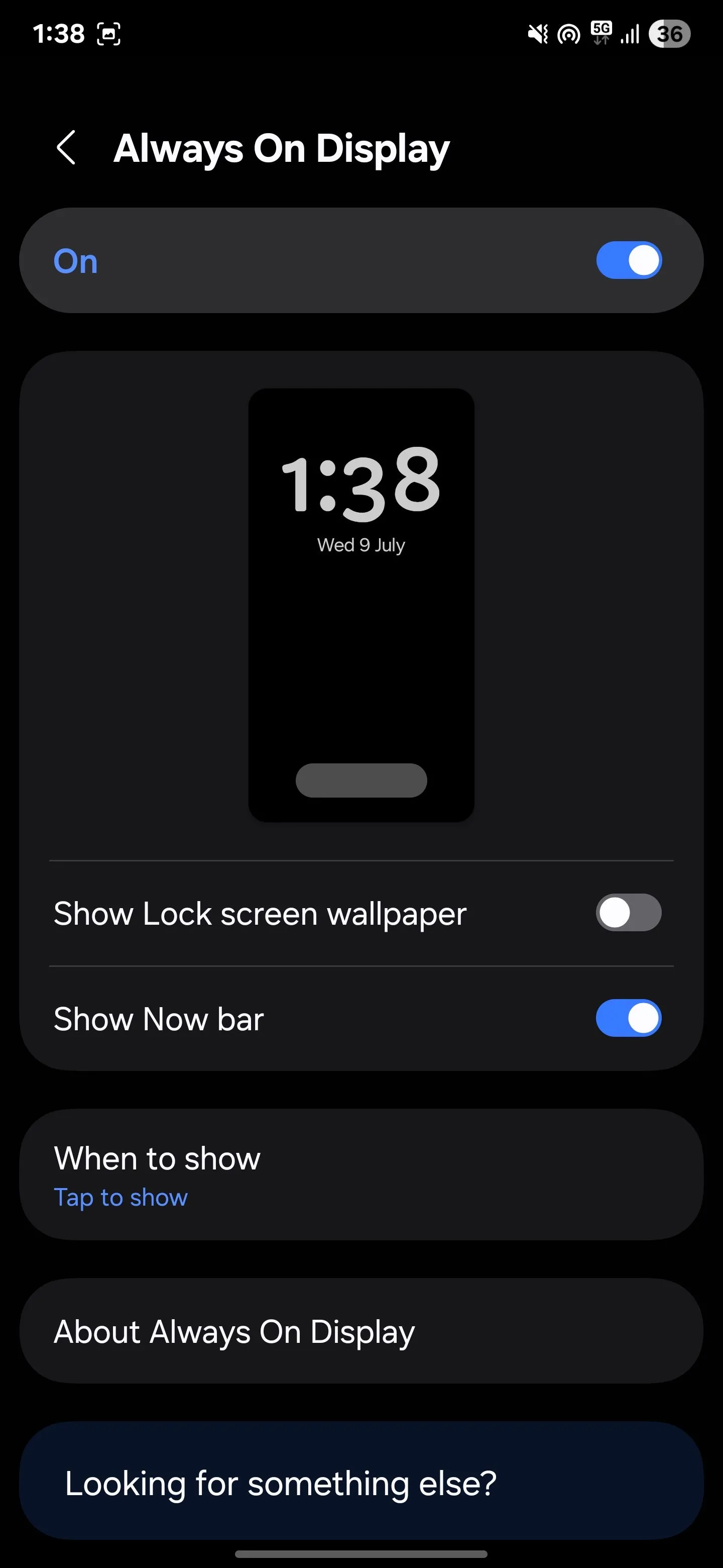 Tùy chỉnh thời gian hiển thị Always On Display (AOD) trên điện thoại Samsung để giảm hao pin.
