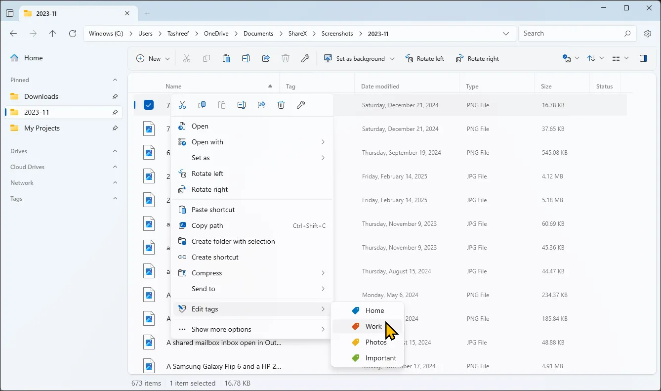 Tùy chọn chỉnh sửa thẻ (tag) tệp trong Windows 11, một tính năng cần được nâng cấp