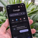 Ứng dụng Google Chrome trên màn hình điện thoại Android, biểu thị giao diện quen thuộc nhưng ít đổi mới.