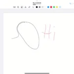 Ứng dụng Nebo trên iPad với giao diện ghi chú và chuyển đổi chữ viết tay