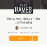 Ứng dụng Wattpad đang mở trên iPhone hiển thị giao diện đọc truyện và các tùy chọn tương tác.