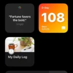 Widget Screen Time trên iPhone hiển thị tổng thời gian sử dụng điện thoại và các ứng dụng hàng đầu.